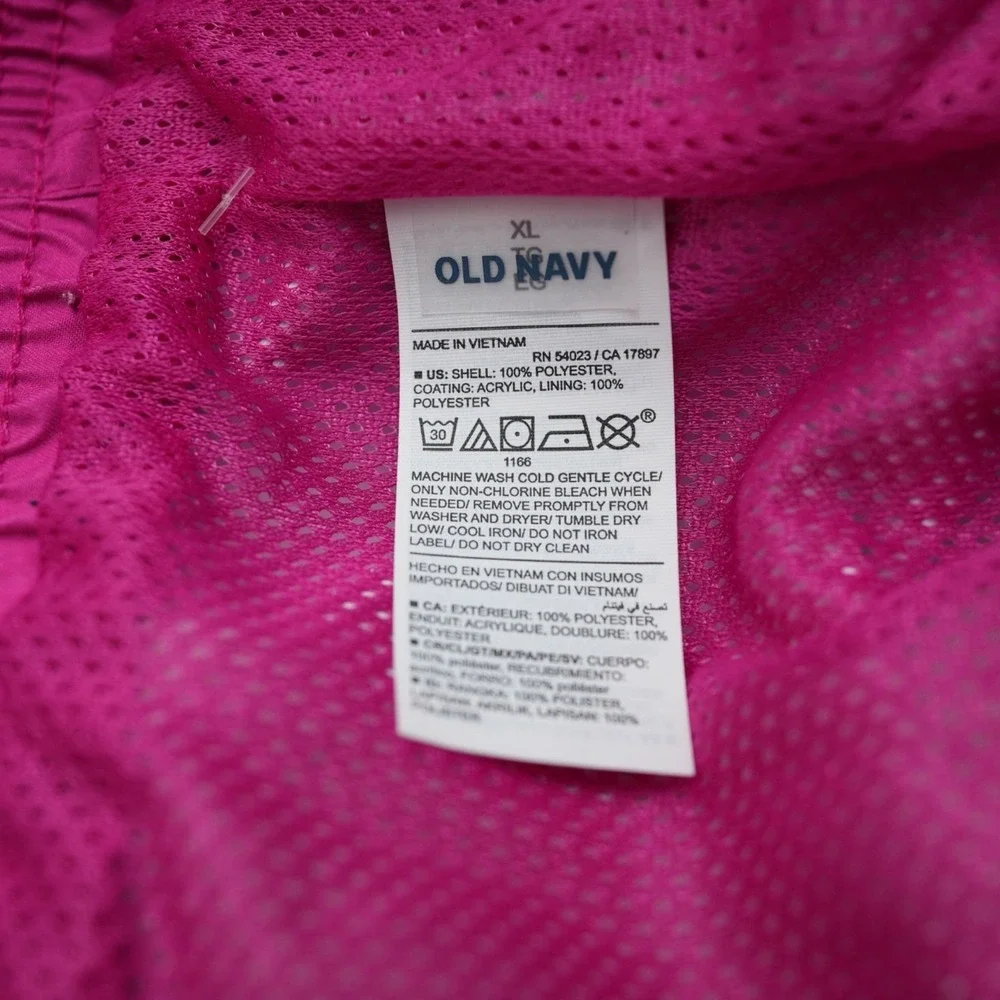 Old Navy Swim Trunks Men Pink Board Shorts UPF 40‎ Swordfish 8 Measured 7.5 XL